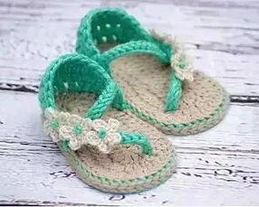 钩针钩宝宝凉鞋视频,轻松制作宝宝夏日凉鞋